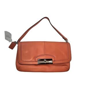 NWT Coach Wrist Purse Wallet Clutch Coral with Defect Summer Spring Wristlet